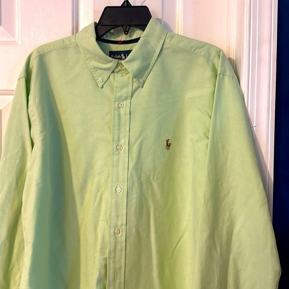 Men’s Ralph Lauren Classic Fit 100% Cotton Long Sleeve Oxford Button Down Shirt - Picture 2 of 6